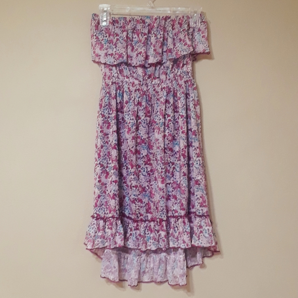 EUC Strapless Floral Dress